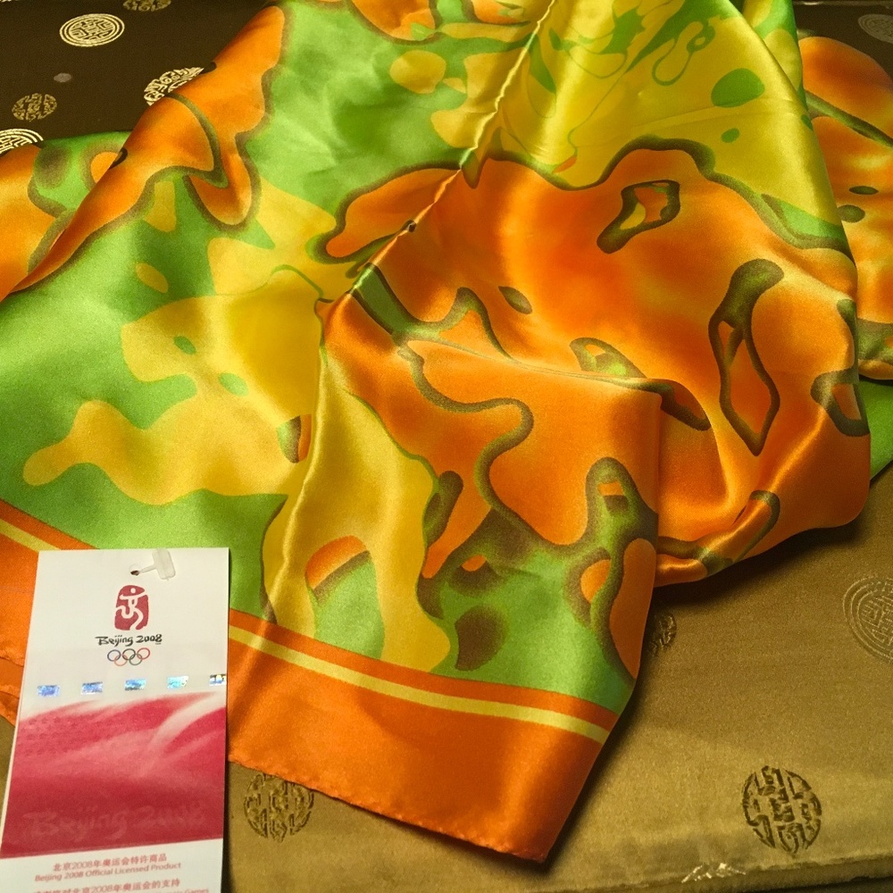 Beijing 2008 Olympics Silk Scarf